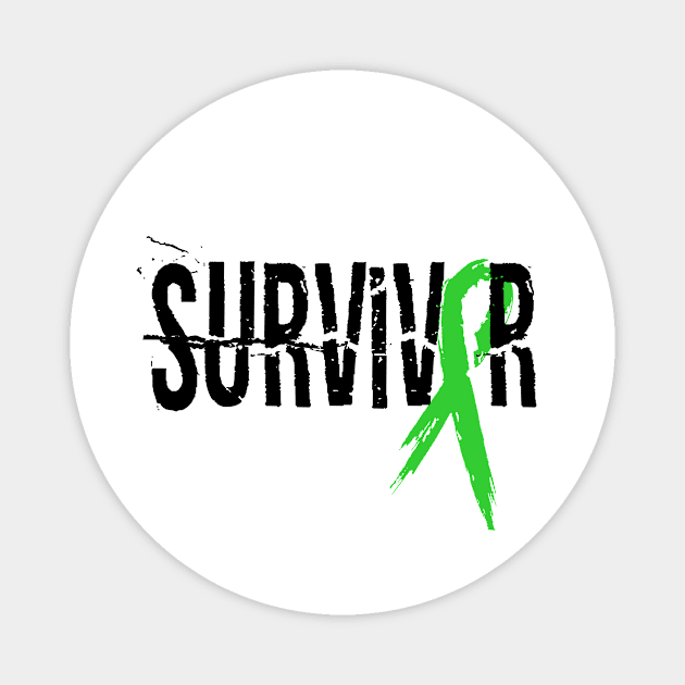 TBI Survivor Ribbon Magnet by survivorsister